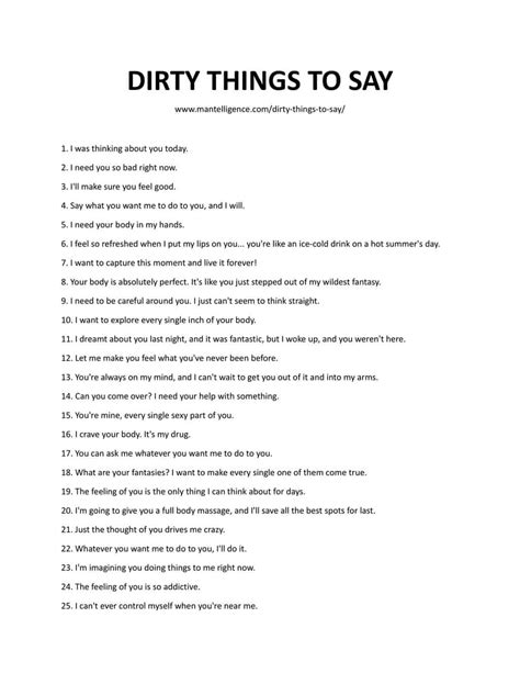 Dirty Talk: A Beginners Guide on What to Say During Sex